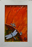 Framed suncatchers or round, in various sizes, original glass art by Lucy De Sousa