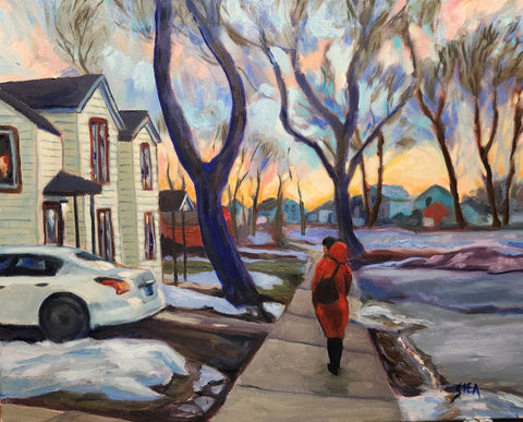 Skeleton Park, 146 Bay Street - original art by Pat Shea