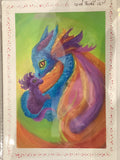 Handpainted large greeting cards by Elaine Burke