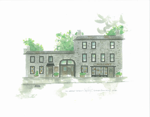 Merchant Tap House Print by Richard Armstrong