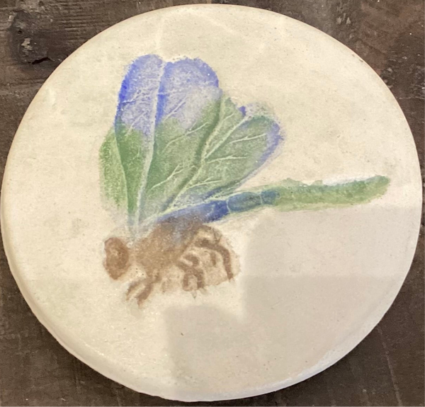 Silhouette Dragonfly Mini Wall Tile