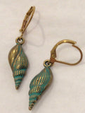 Nautical Themed Bronze Earrings by Rebecca Coutlee