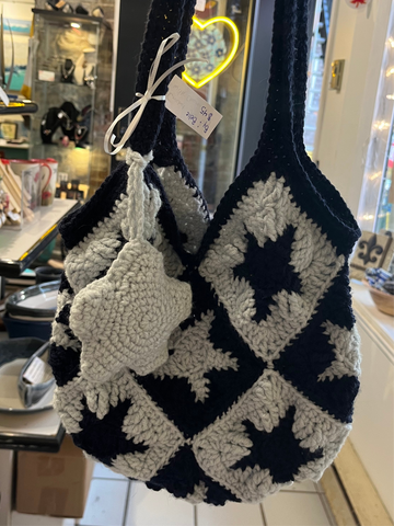 Crochet Star Bag with Charm
