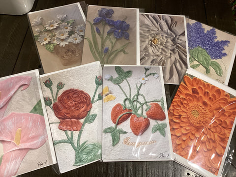 Assorted Cards by Rose