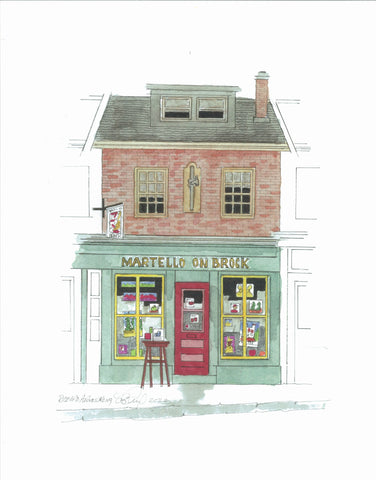 Martello On Brock Print by Richard Armstrong