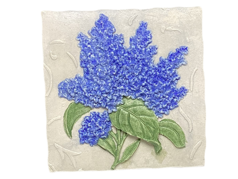 Small Lilac In The Garden Wall Tile by Concrete Design Studio