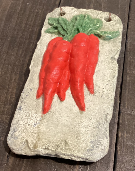 Mini Bunch Of Carrots Wall Tile