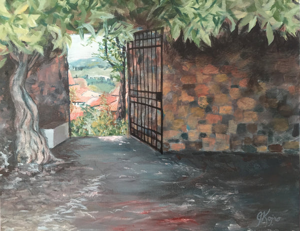 "Portal to Tuscany“ - Original by Julie Kojro