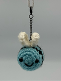 Crochet bee keychain