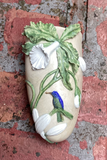 Hummingbird On A Cattleya Orchid Wall Pocket/Planter