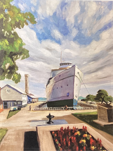 Keewatin, Great Lakes Museum (card) by Pat Shea