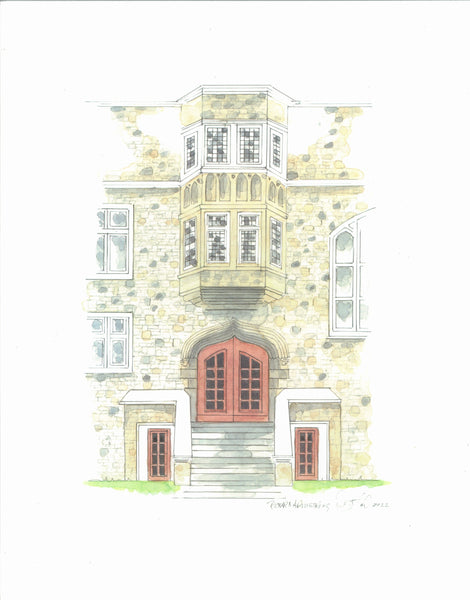 John Deutsch Centre at Queen’s Small Card by Richard Armstrong