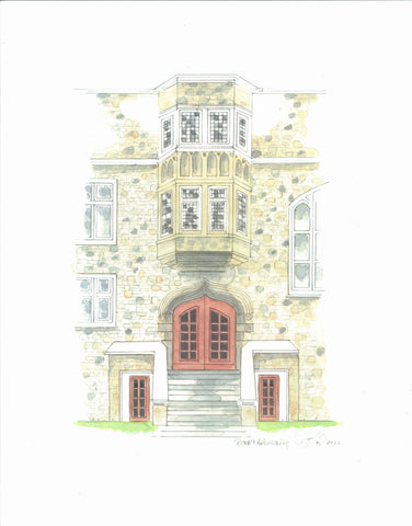 John Deutsch University Centre Print by Richard Armstrong