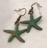 Nautical Themed Bronze Earrings by Rebecca Coutlee