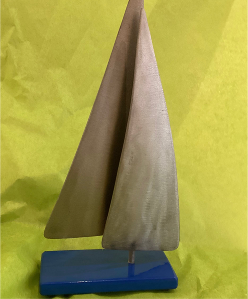Sailboat on Base D by Ron Wettlaufer