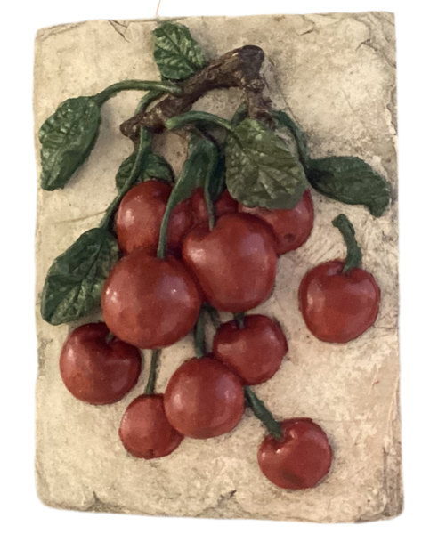 Small Cherries On A Vine Wall Tile