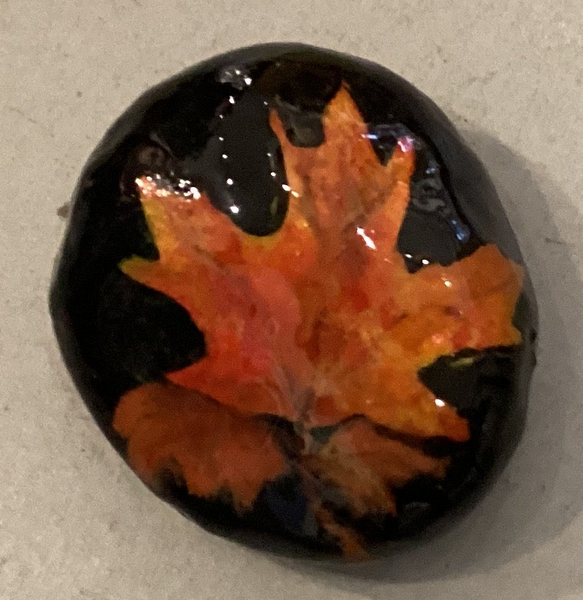 Painted Rock - Maple Leaf RCK025