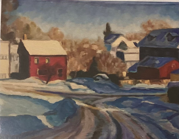 Winter Raglan Road at Redan Street (card) by P.Shea