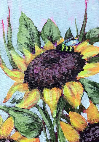 Busy Bee - original by Rebecca McKelvie