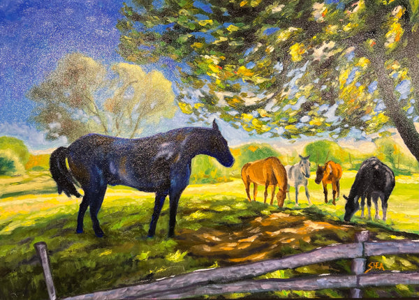 Dark Horse - original art by Pat Shea