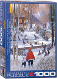 Hockey Season by Douglas R Laird 1000-Piece Puzzle