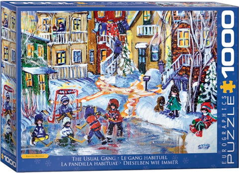 The Usual Gang by Katerina Mertikas 1000-Piece Puzzle
