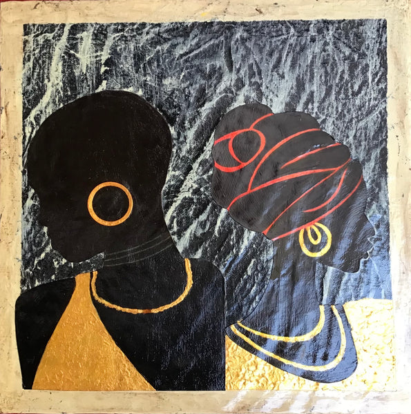 The Guests - original painting by Leslie Welfare