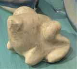 Contemporary Concrete Frog Statue