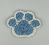 Crochet Paw Coasters