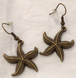 Nautical Themed Bronze Earrings by Rebecca Coutlee