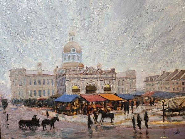 Misty Market (card) by Pat Shea