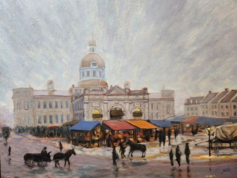 Misty Market (card) by Pat Shea