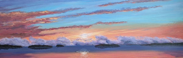 Sunset Cruise - original painting by Rosalyn Insley