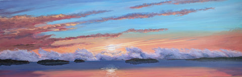 Sunset Cruise - original painting by Rosalyn Insley