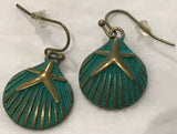 Nautical Themed Bronze Earrings by Rebecca Coutlee