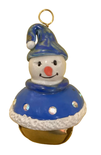 Jingle bell snowman ornament