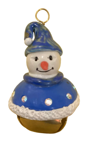 Jingle bell snowman ornament