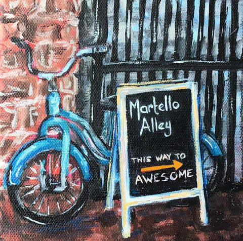 This Way to Awesome - original by Rebecca McKelvie