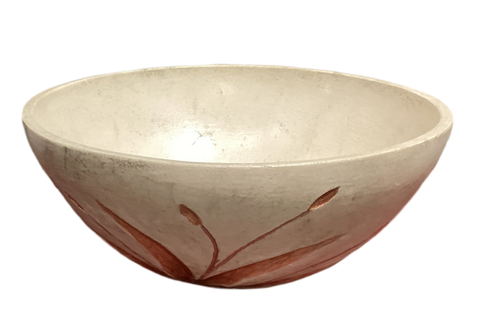 Round Inlayed Concrete Bowl #13 by Concrete Design Studio