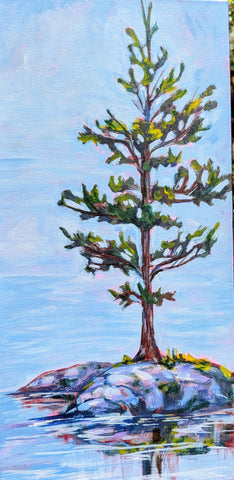 Not an Island - Original by Rebecca McKelvie