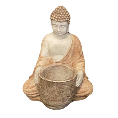 Handcast Concrete Thai Buddha Cacti Planter