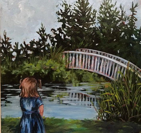 Watching for Ducks - original by Rebecca McKelvie