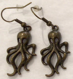 Nautical Themed Bronze Earrings by Rebecca Coutlee