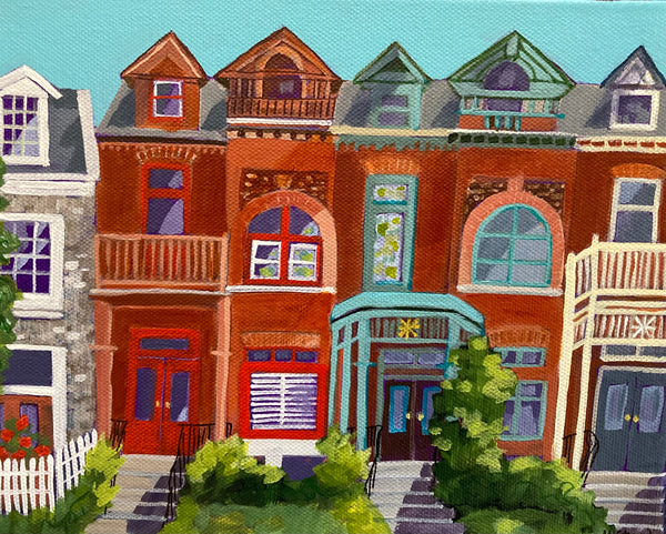 William Street 2- original painting by Martha Stroud