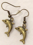 Nautical Themed Bronze Earrings by Rebecca Coutlee