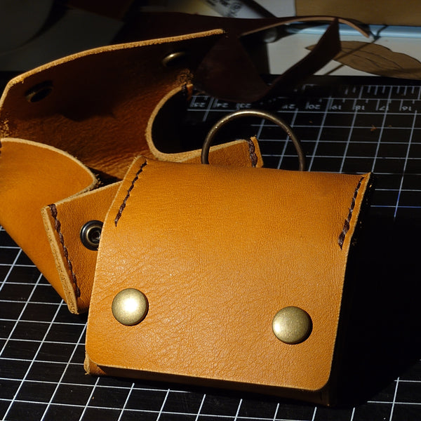 Leather Pouch by David Yi