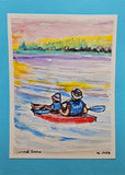 Handpainted Cards by Lucy