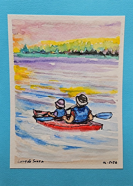 Handpainted Cards by Lucy