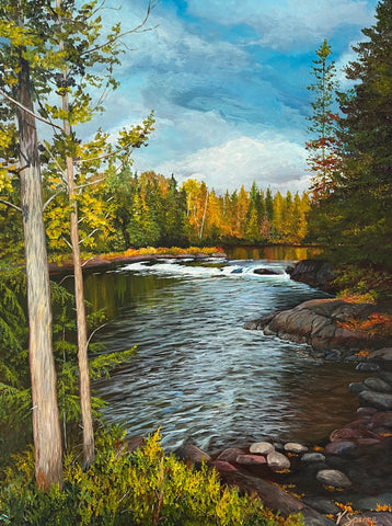 Autumn Light - original painting by Valerie Spence Hounsell