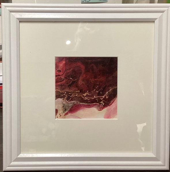 Lava flow - original painting by Leslie Welfare